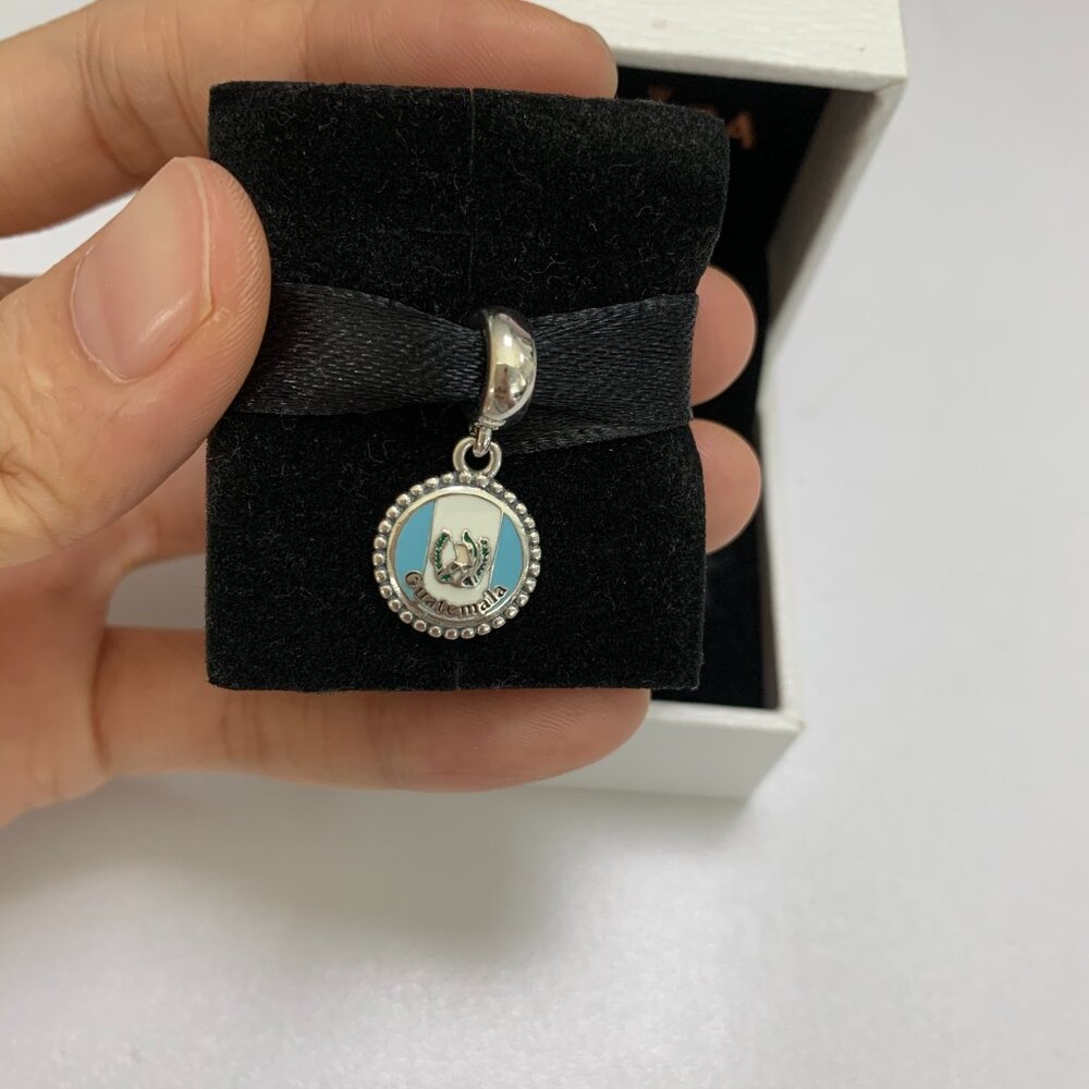 Pandora Guatemala Flag Charm